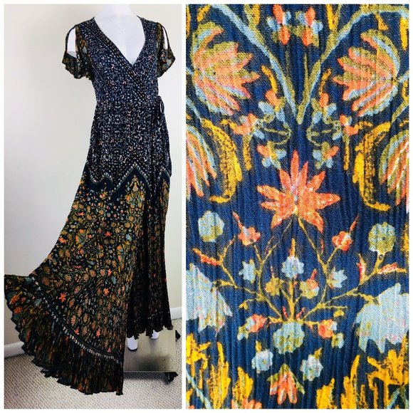Dresses & Skirts - Patrons of Peace maxi bohemian ruffled rayon dress